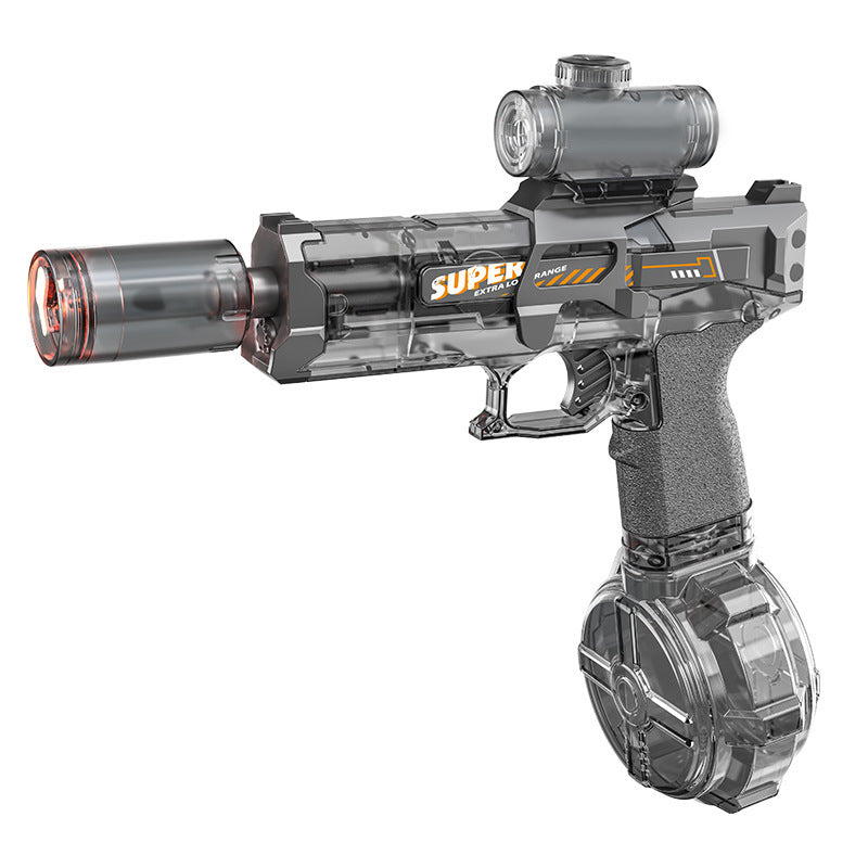2025 New Ice Mouse Ice Explosion Electric Water Gun Children's High-speed Continuous Hair Linkage Reloading Large Capacity Water Pistols Toy