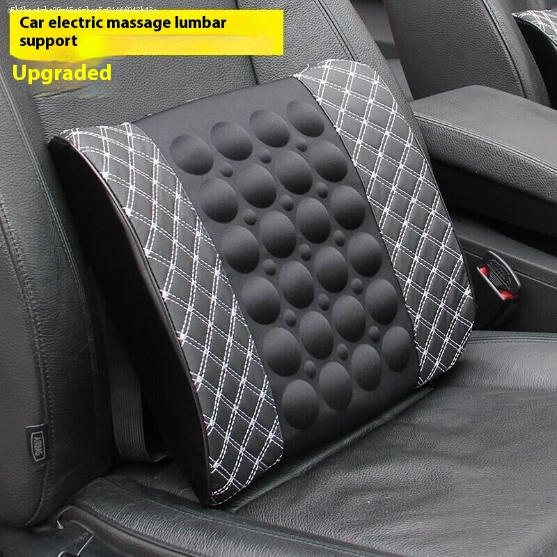 Car Electric Massage Lumbar Support Pillow Interior Decoration Supplies