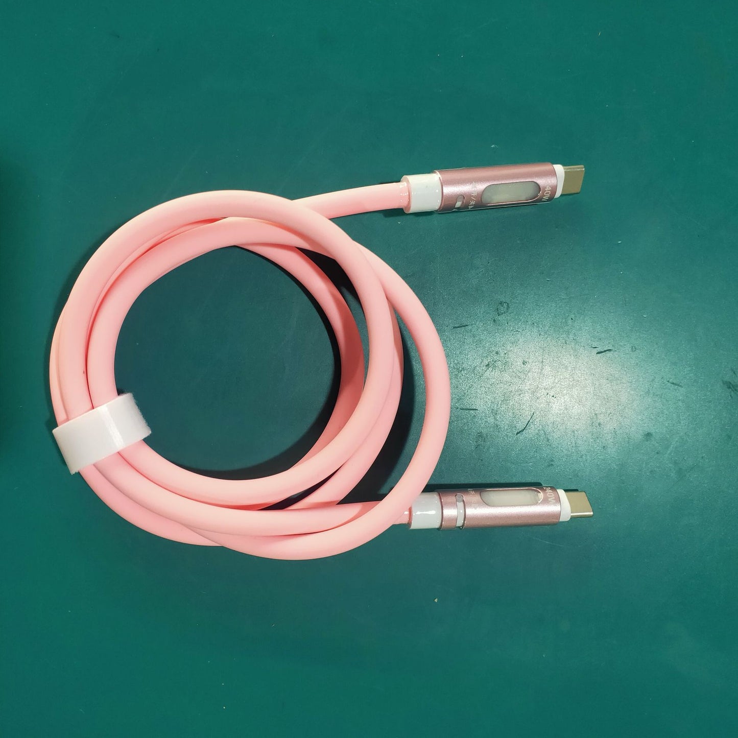 240W Data Cable Aromatherapy Light Column Colorful Silicone Fast Charge Line