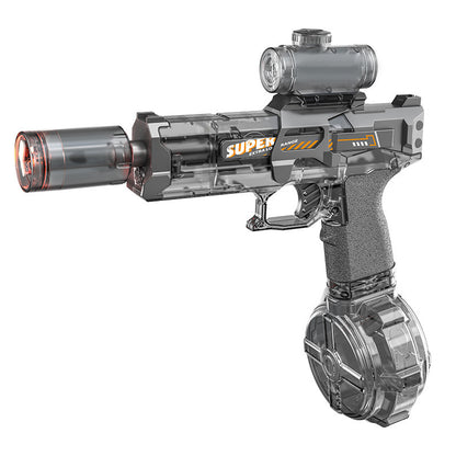 2025 New Ice Mouse Ice Explosion Electric Water Gun Children's High-speed Continuous Hair Linkage Reloading Large Capacity Water Pistols Toy