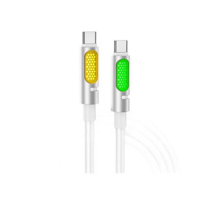240W Data Cable Aromatherapy Light Column Colorful Silicone Fast Charge Line