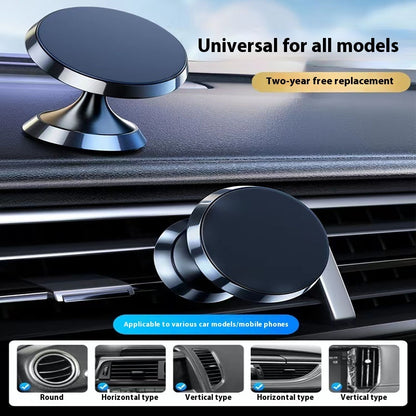 Car Phone Holder Universal Strong Magnetic Force Metal