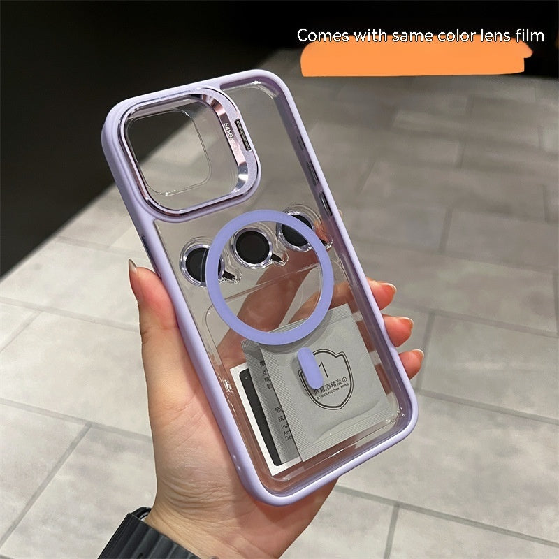 16 Lens Invisible Bracket Phone Case Magnetic Suction