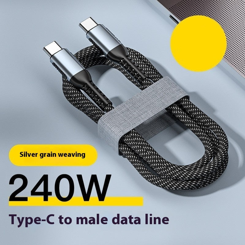 PD Fast Charge 240W Data Cable Weaving