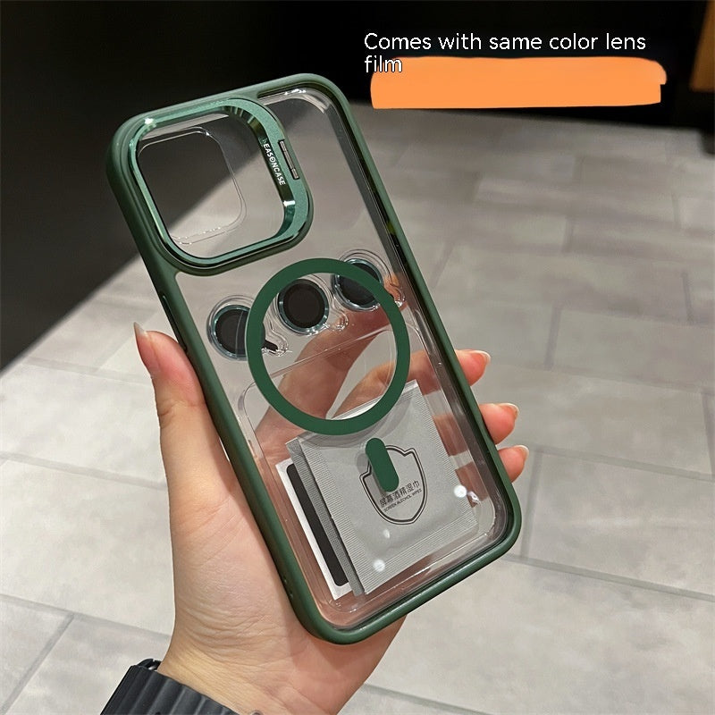 16 Lens Invisible Bracket Phone Case Magnetic Suction
