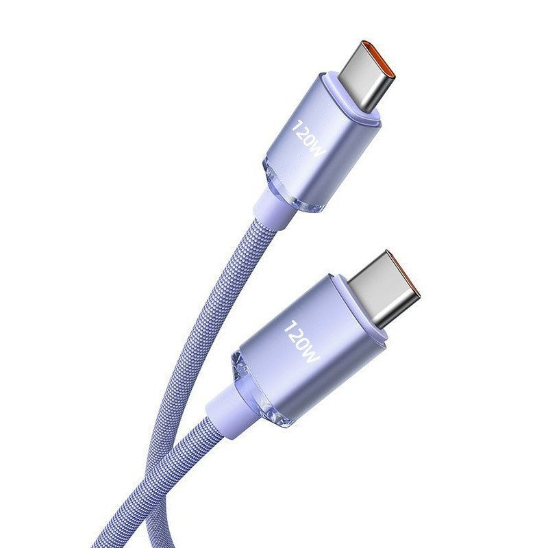 Double Typec Data Cable 120W Super Fast Charge