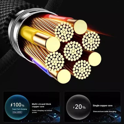 Double Typec Data Cable 120W Super Fast Charge